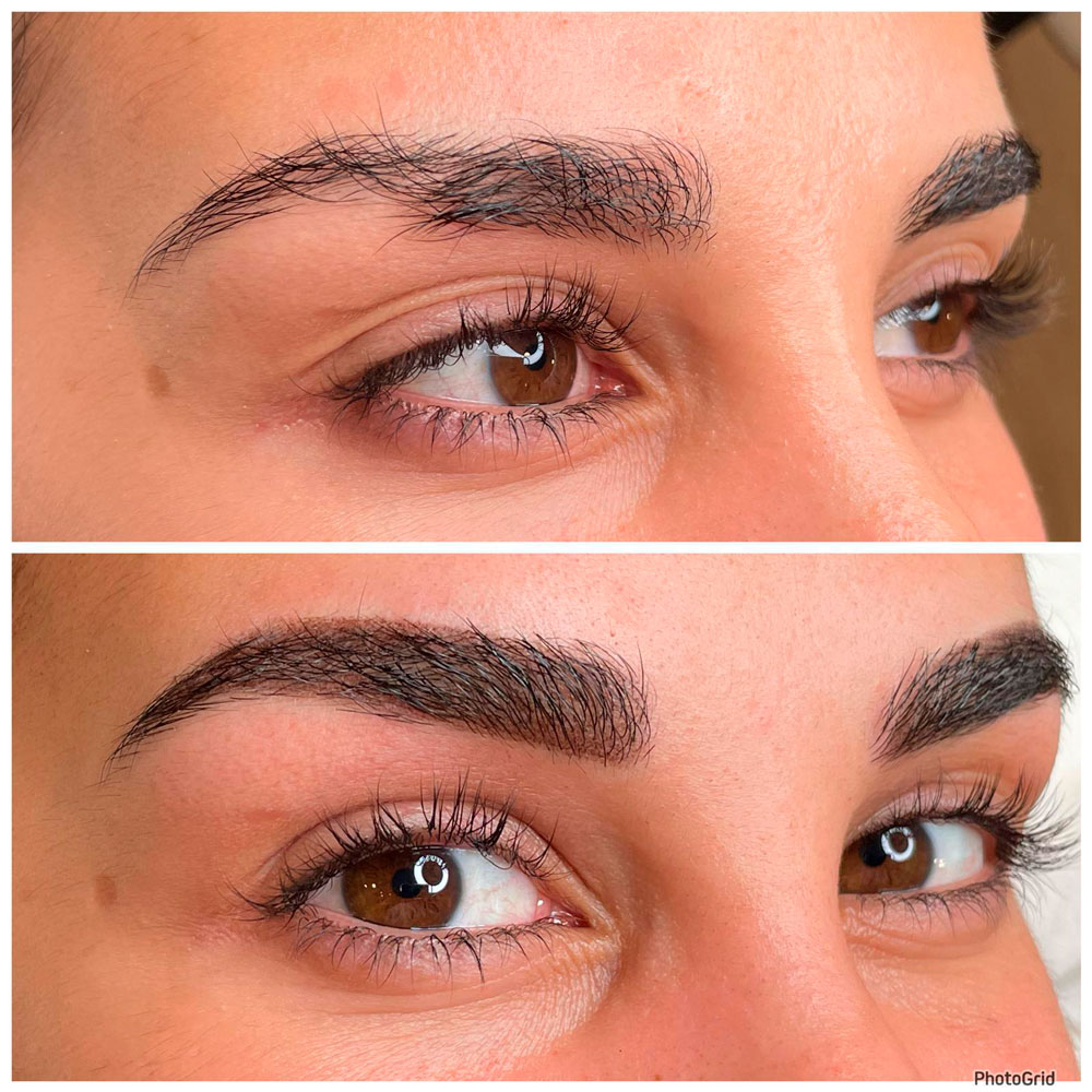Microblading shading
